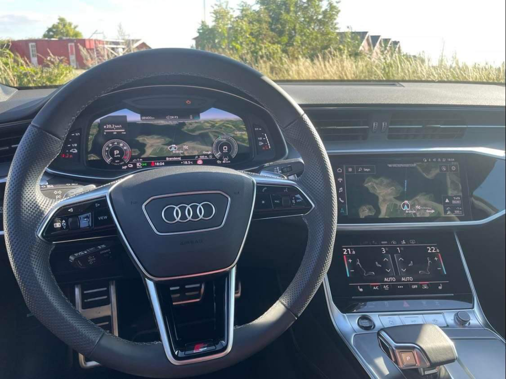 Infotainment systemet i den nye Audi A7